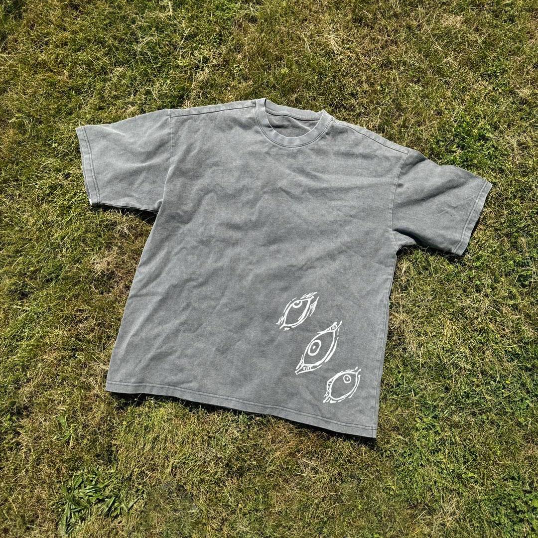 The Honored One Gojo JJK Acid Wash Vintage Style T-shirt, Anime Inspired Tee