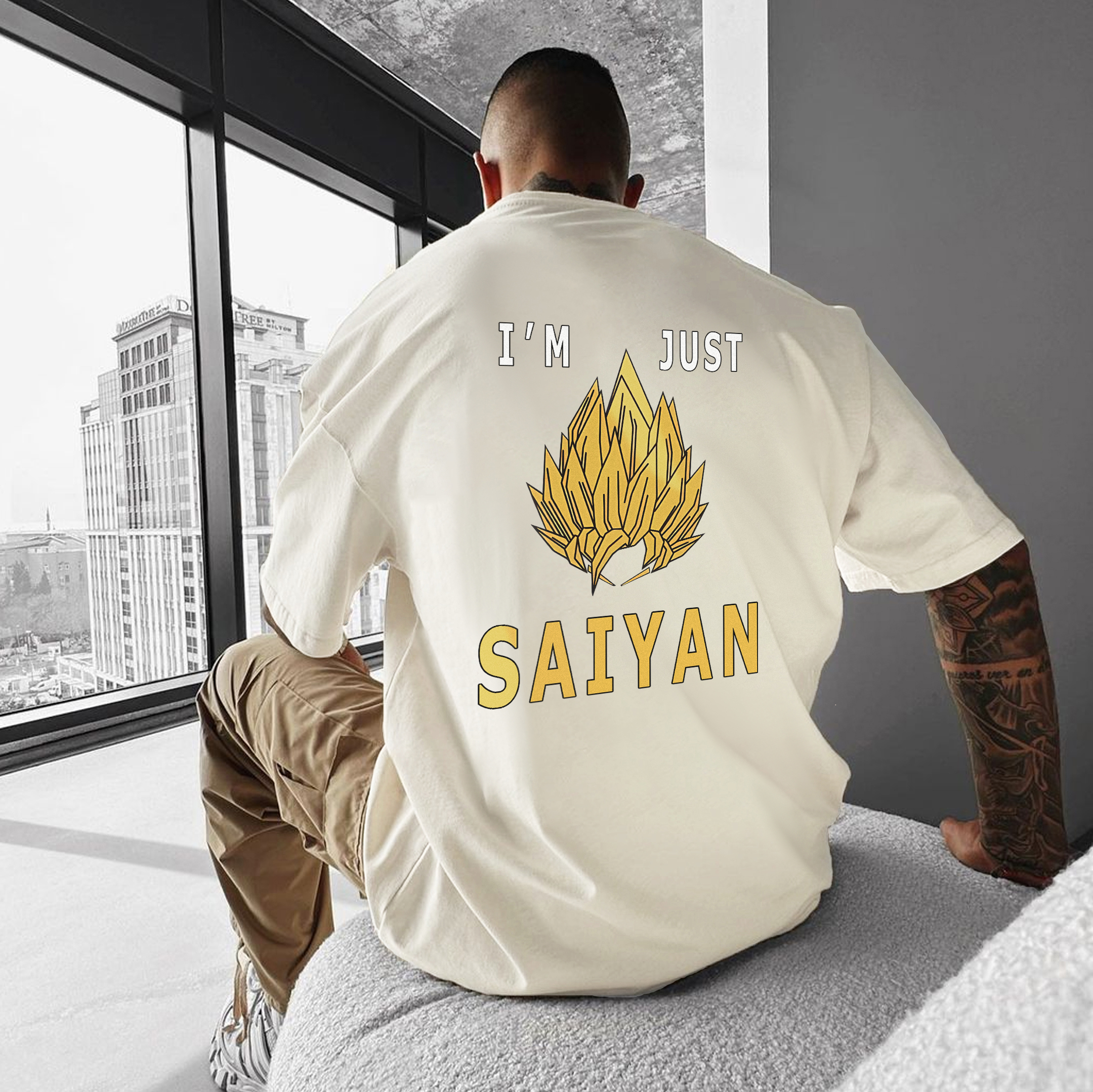 Unisex Oversized Graphic Design Printed T-Shirt