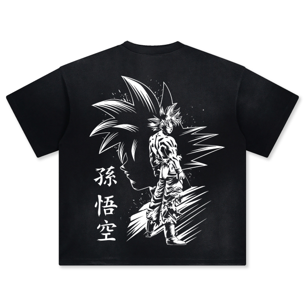Unisex Fit ANIME Washed T-Shirt