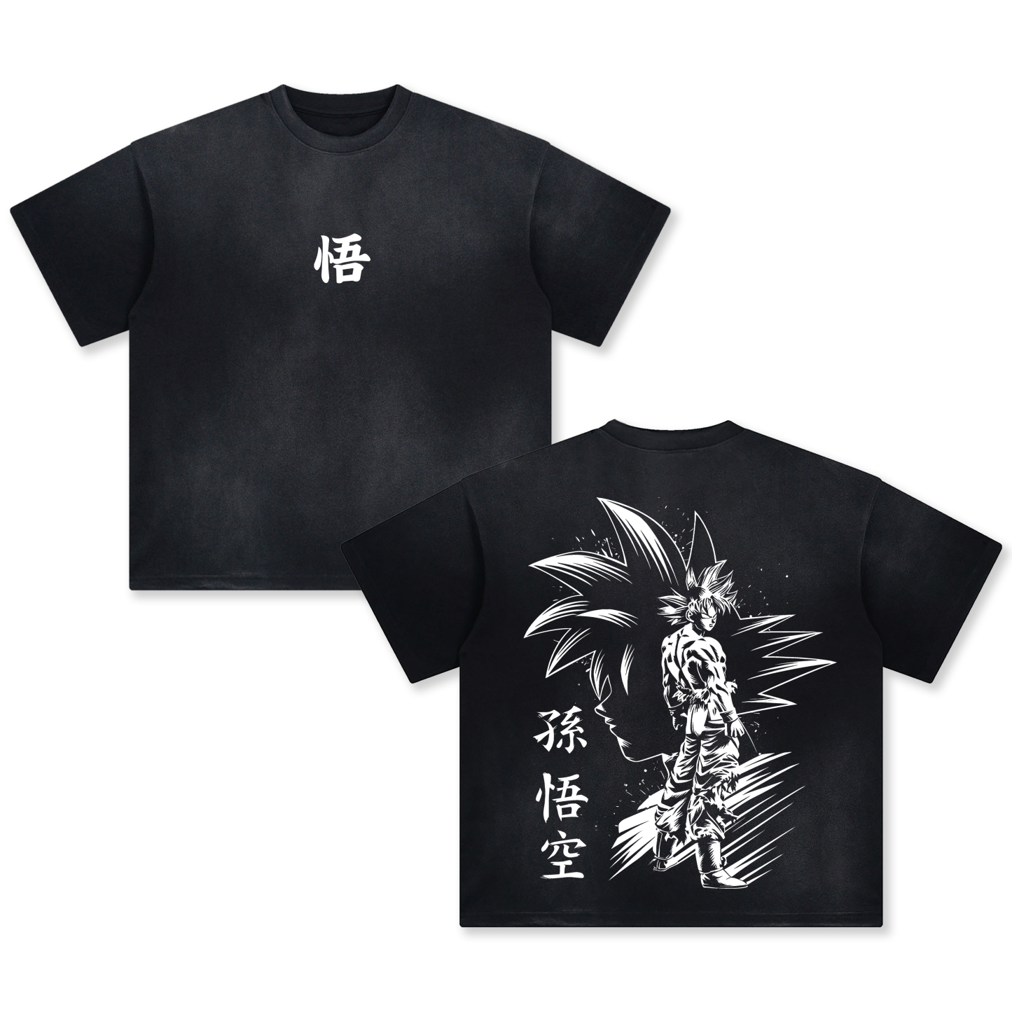 Unisex Fit ANIME Washed T-Shirt