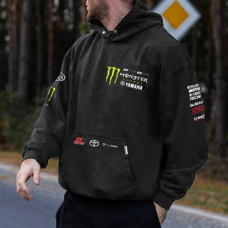 Unisex Devil's Claw Graphic Hooded Casual Sweatshirt