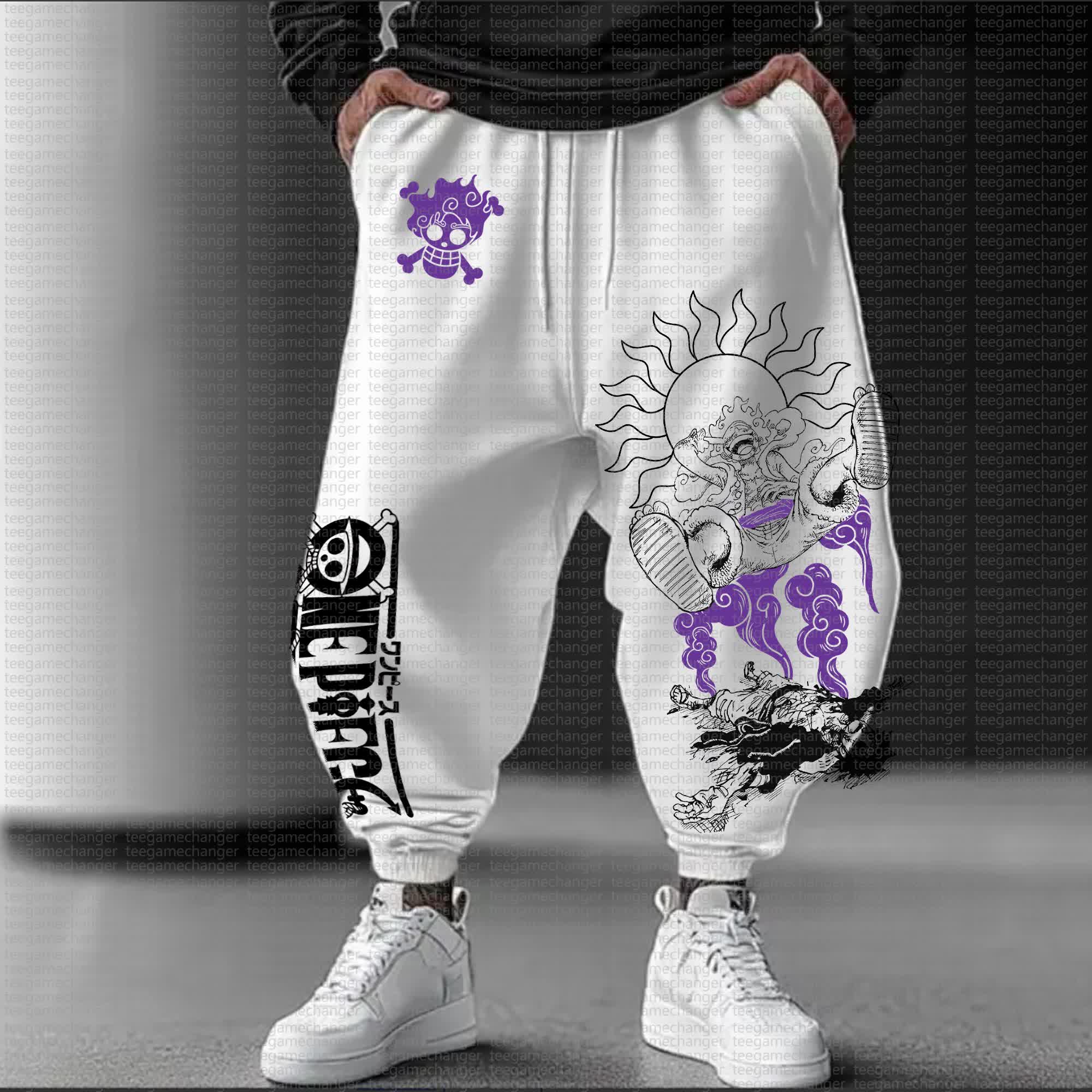 Unisex Anime Inspired Vintage Pants丨One Piece