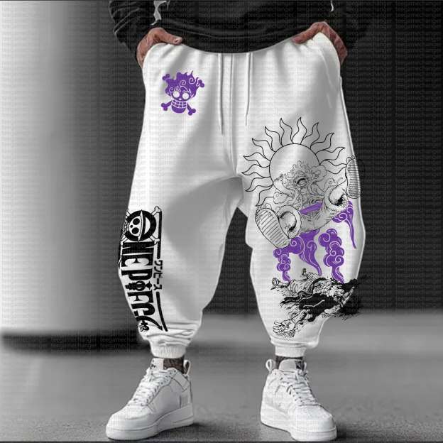 Unisex Anime Inspired Vintage Pants丨One Piece