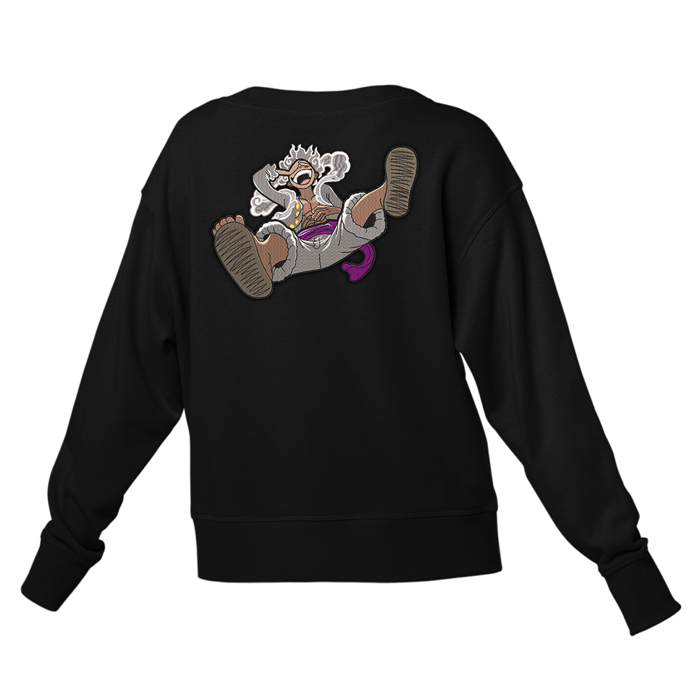 Luffy Gear 5 White Form Crewneck Sweatshirt