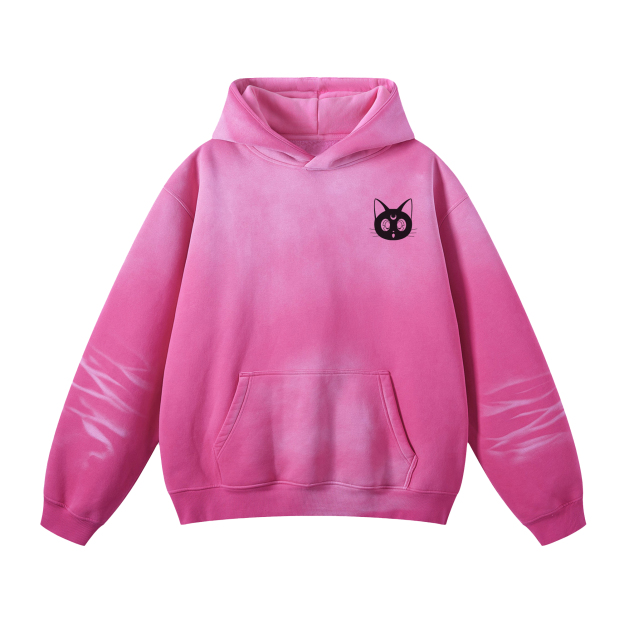 Sailor Moon Pink Washed Hoodie | Sailor Moon