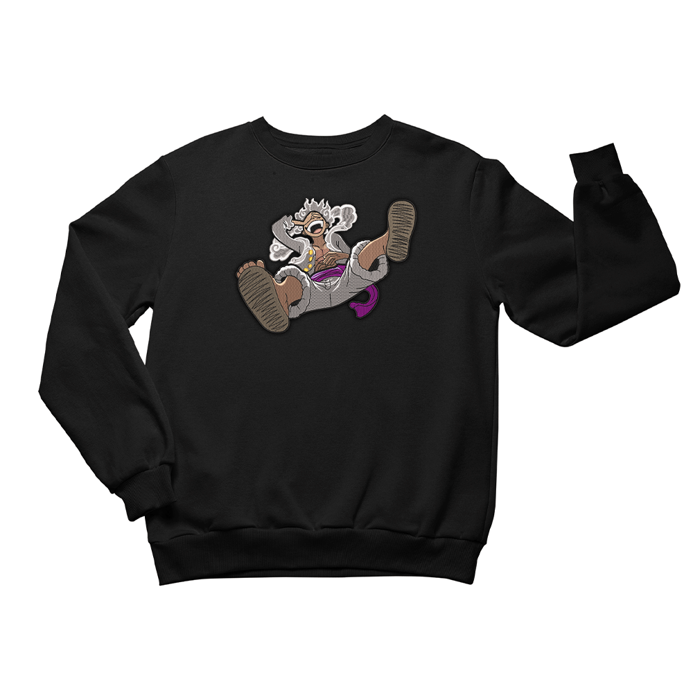 Luffy Gear 5 White Form Crewneck Sweatshirt