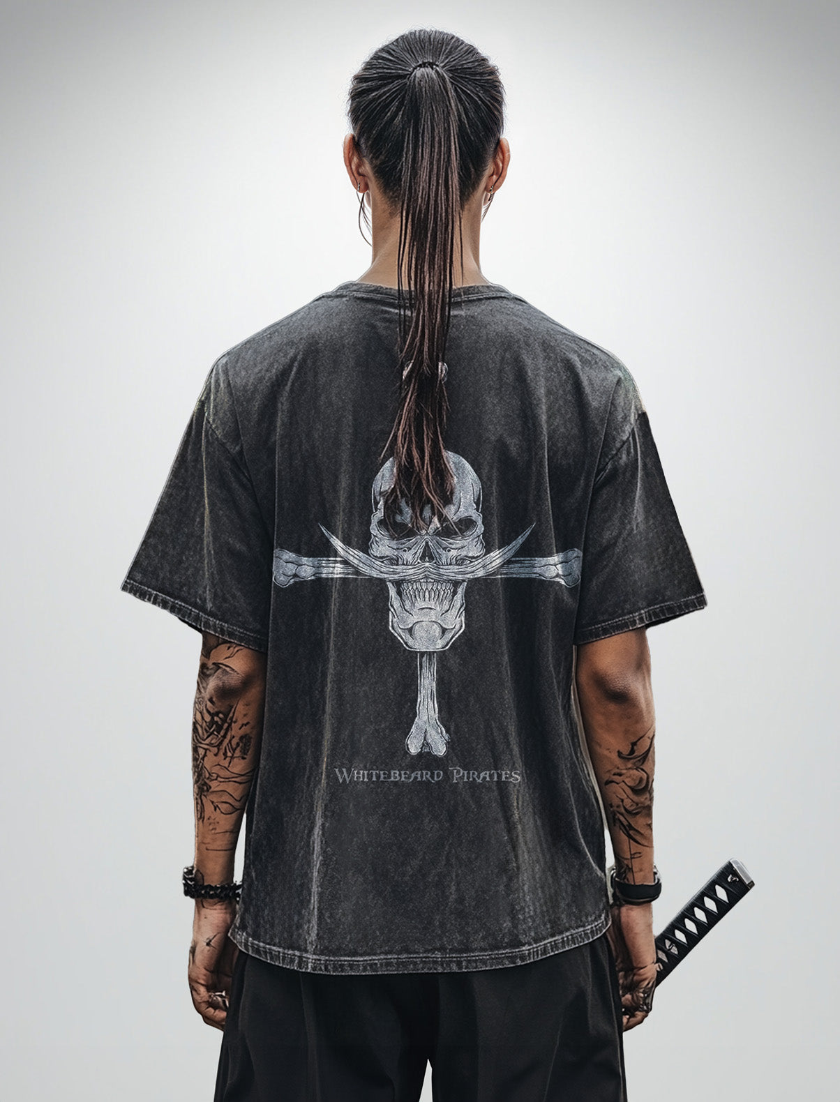 Whitebeard Pirates 2-Sided Vintage Tee-Teegamechanger
