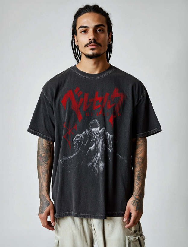 Survival Vintage Tee丨Berserk 