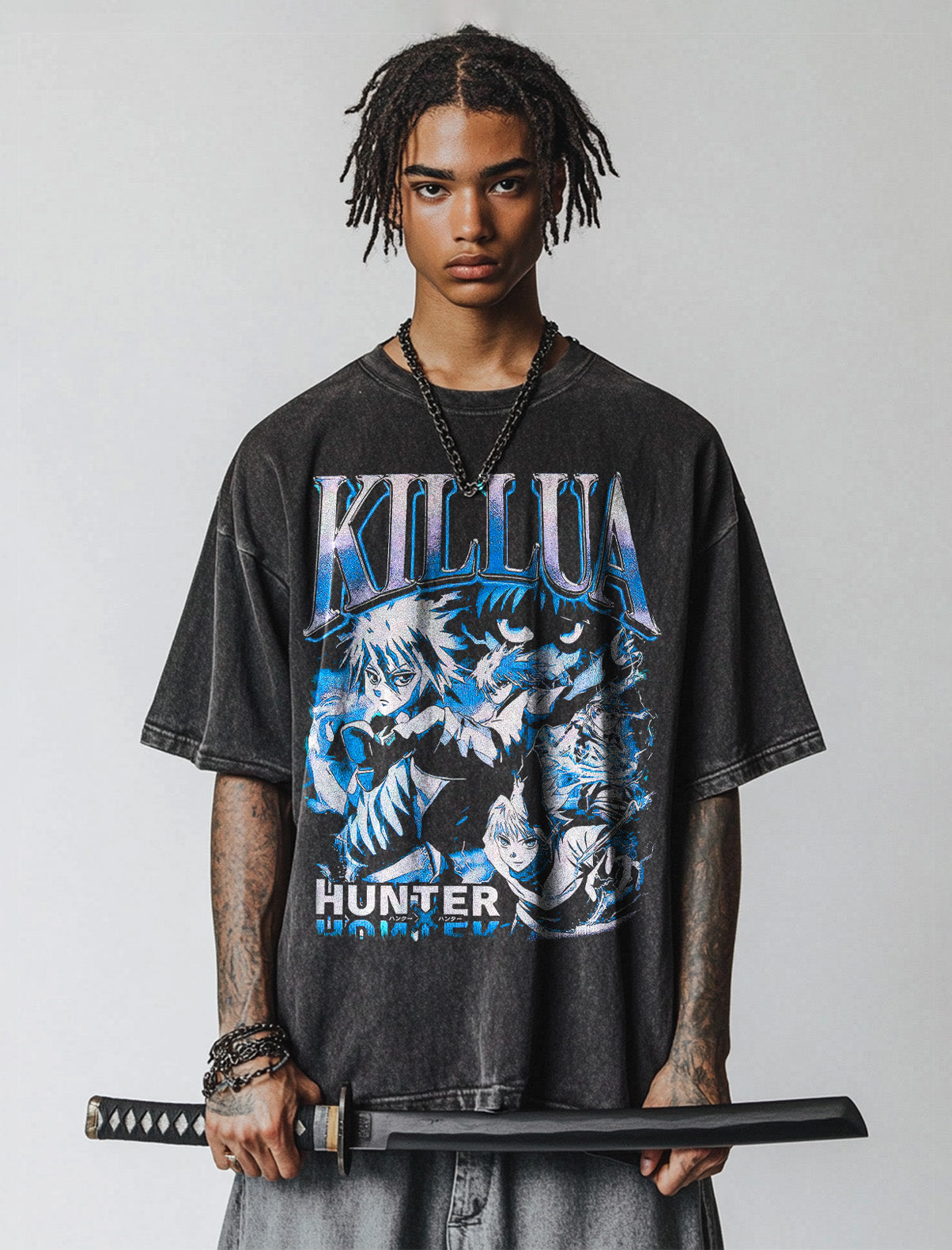 Killua Vintage Tee-Teegamechanger