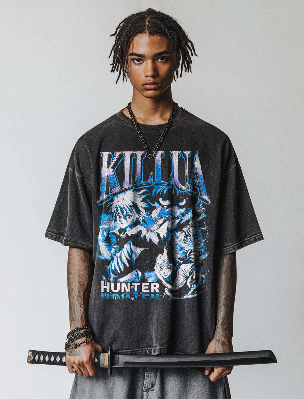 Killua Vintage Tee-Teegamechanger