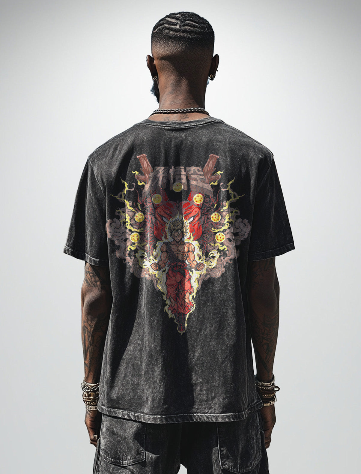 Son Goku 2-Sided Vintage Tee-Teegamechanger