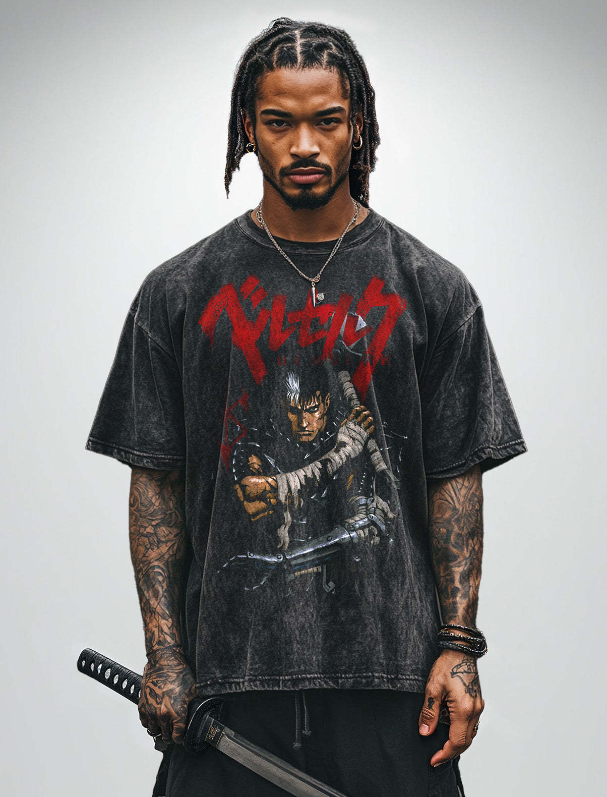 Unisex Vintage T-shirt丨Berserk
