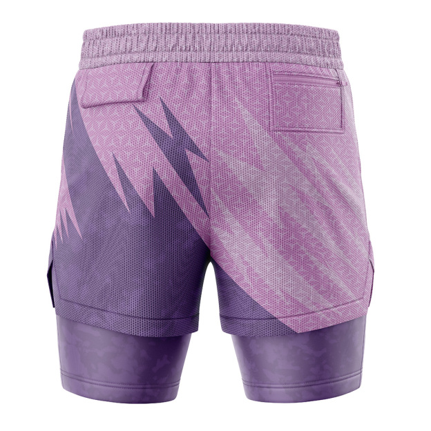 Mewtwo Attack V1 Pokemon 2-in-1 Performance Shorts