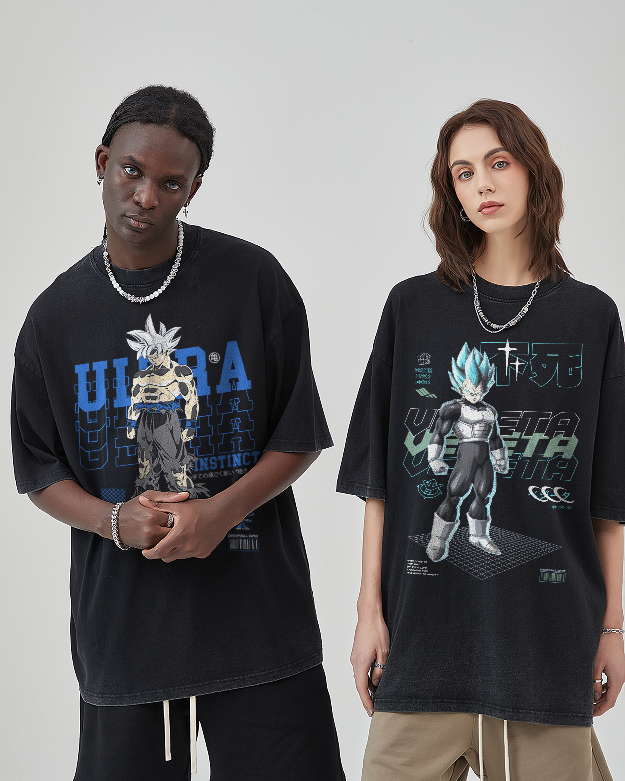 Vegeta Vintage Oversized T-Shirt | Dragon Ball Super-Teegamechanger