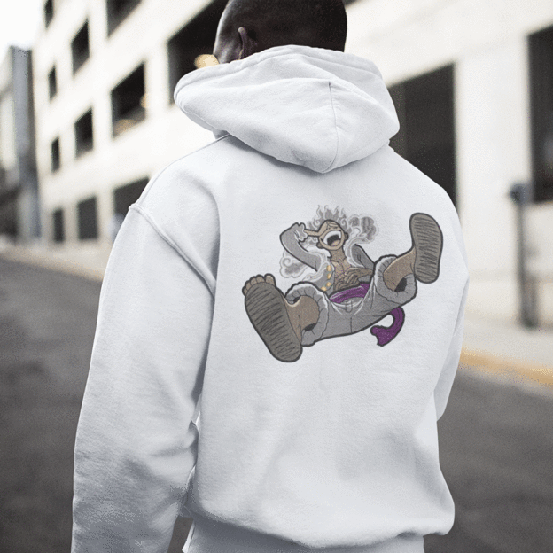 Luffy Gear 5 White Form Hoodie