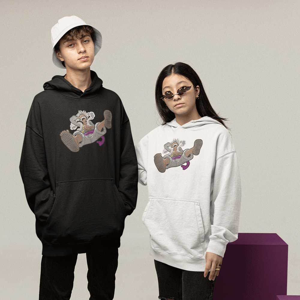 Luffy Gear 5 White Form Crewneck Sweatshirt