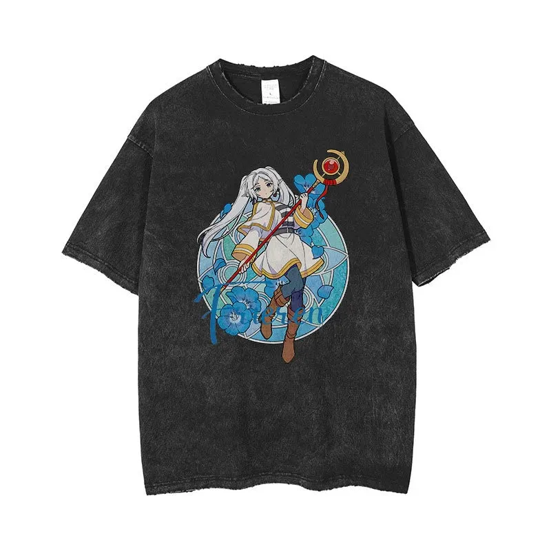 Sousou no Vintage Washed Tee丨Frieren