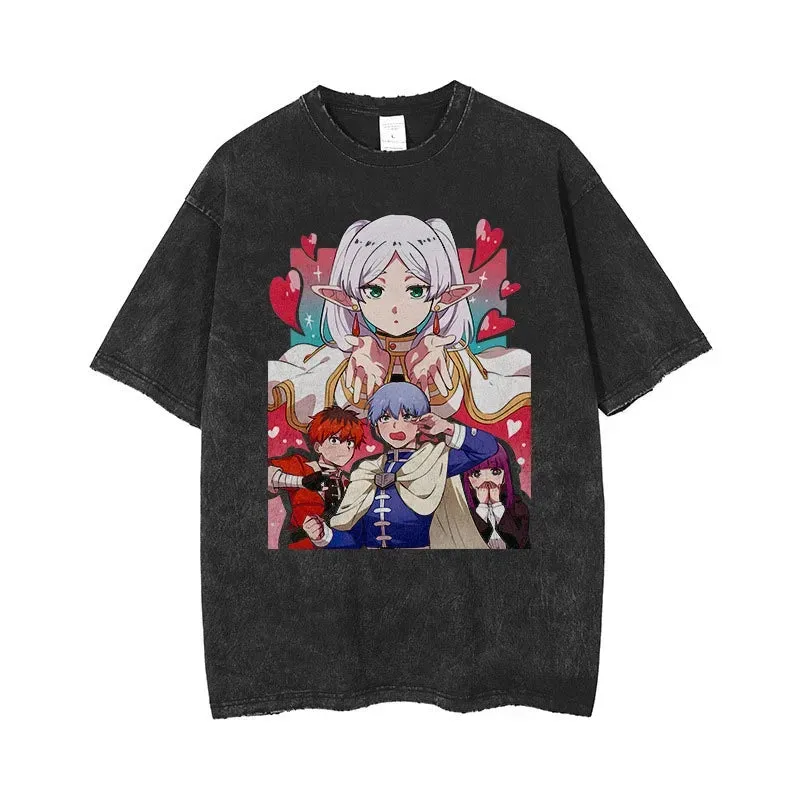 Sousou no Vintage Washed Tee丨Frieren
