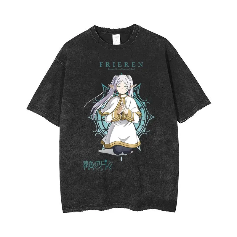 Sousou no Vintage Washed Tee丨Frieren