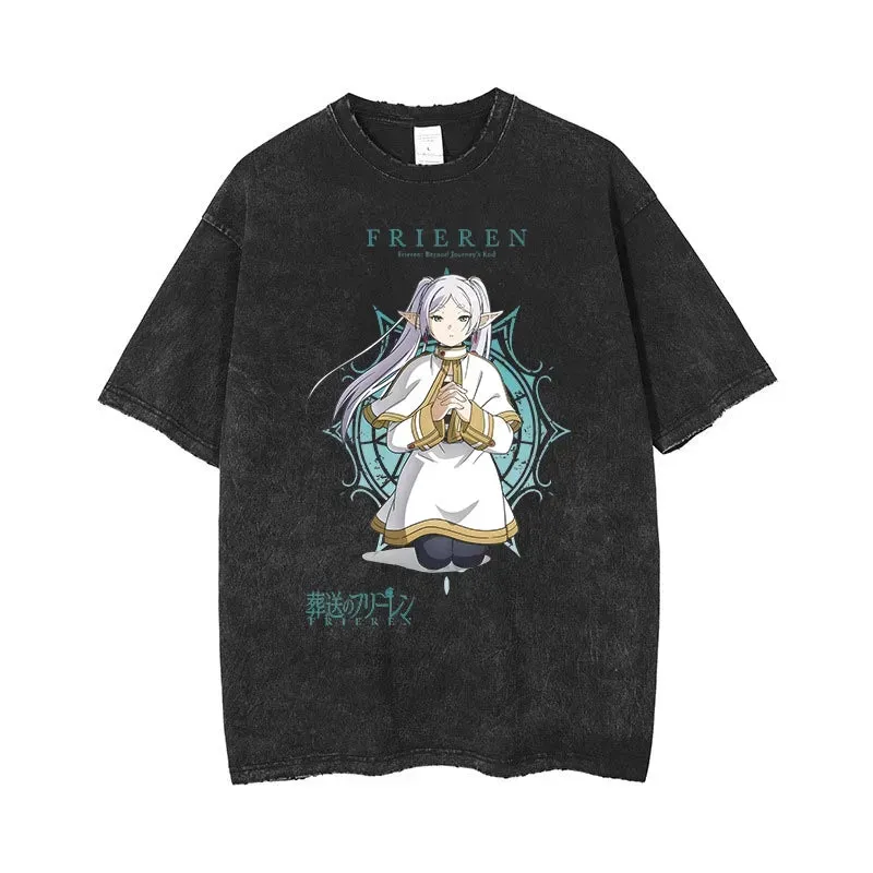 Sousou no Vintage Washed Tee丨Frieren