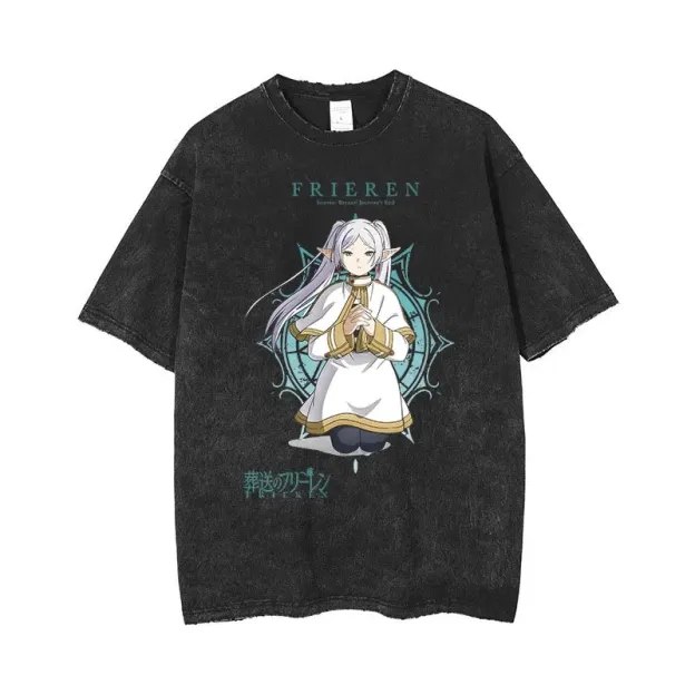 Sousou no Vintage Washed Tee丨Frieren