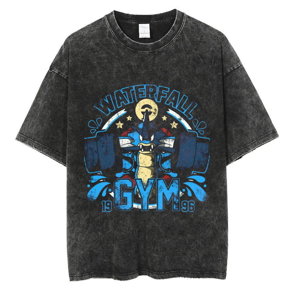 Unisex  “Pokémon” Waterfall Gym  Vintage T-Shirt