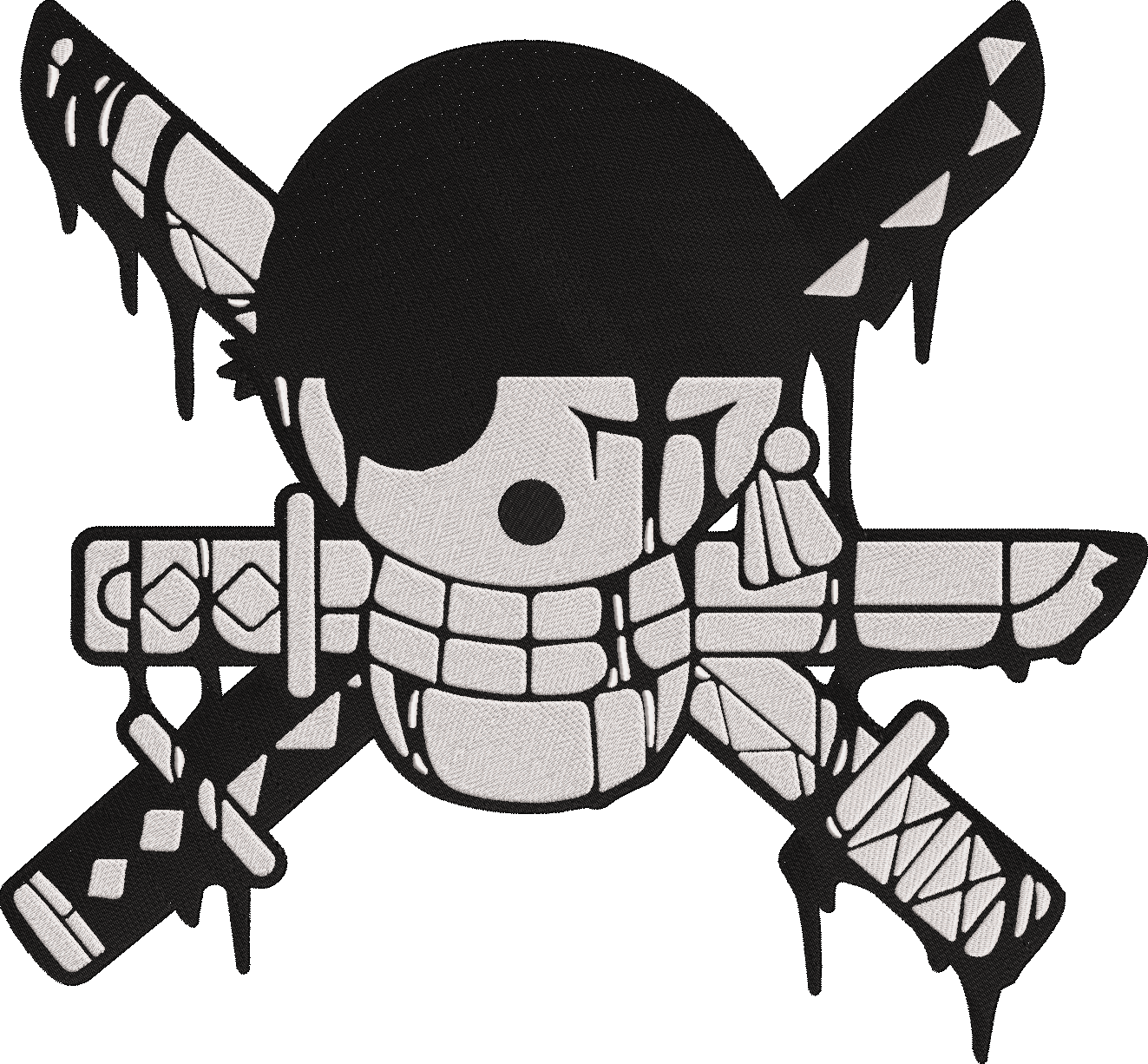 Zoro Skull Manga Hoodie