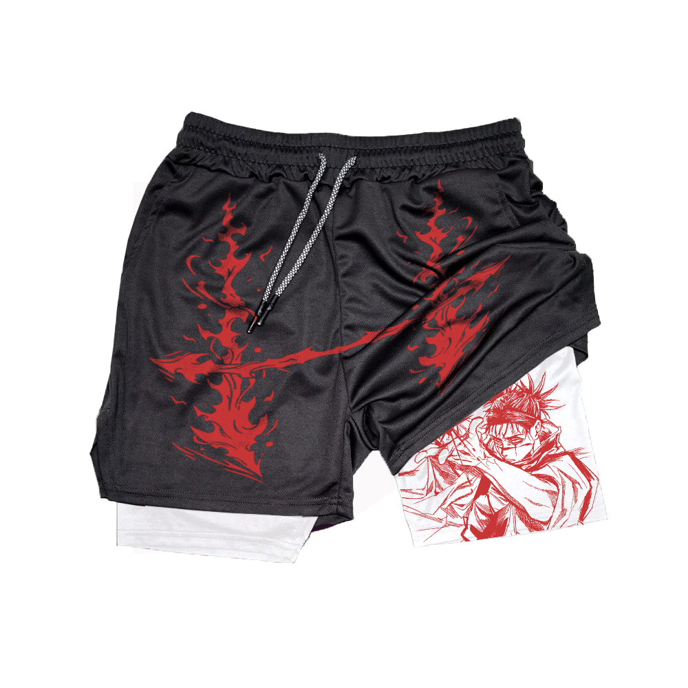Anime Gym Performance Shorts