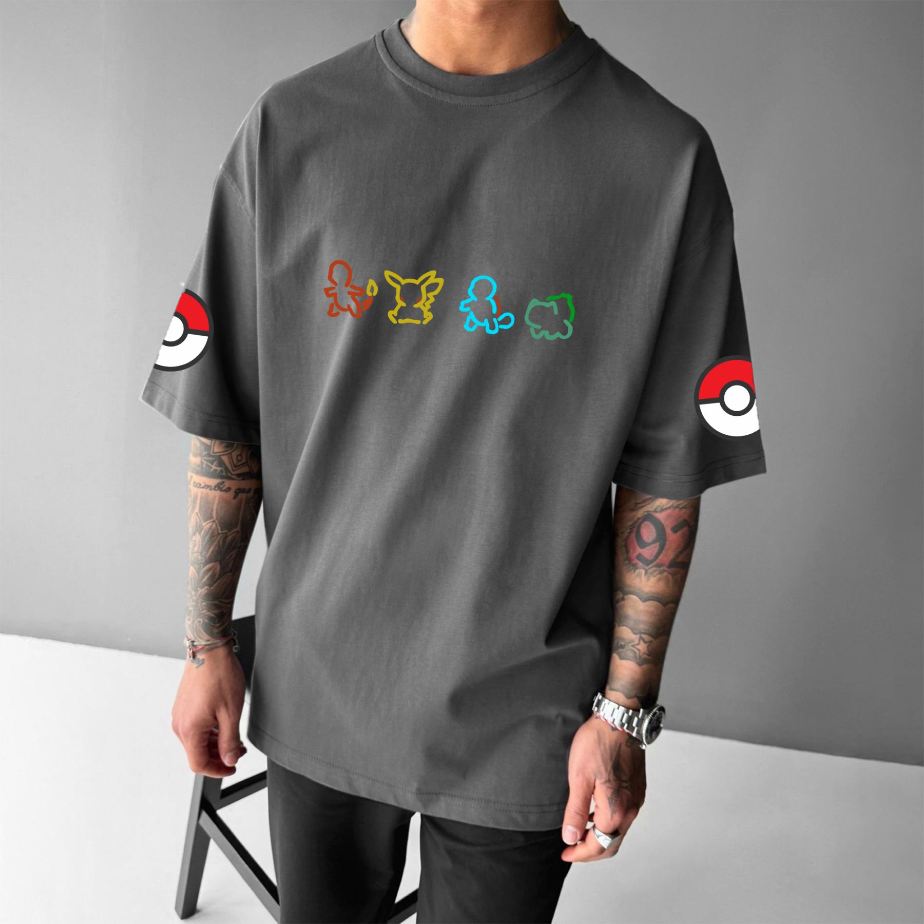 Unisex Anime Inspired Vintage T-Shirt