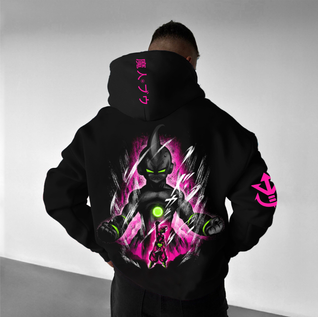 Anime "Dragon Ball" Character "Super Saiyan" Pattern Print Hoodie