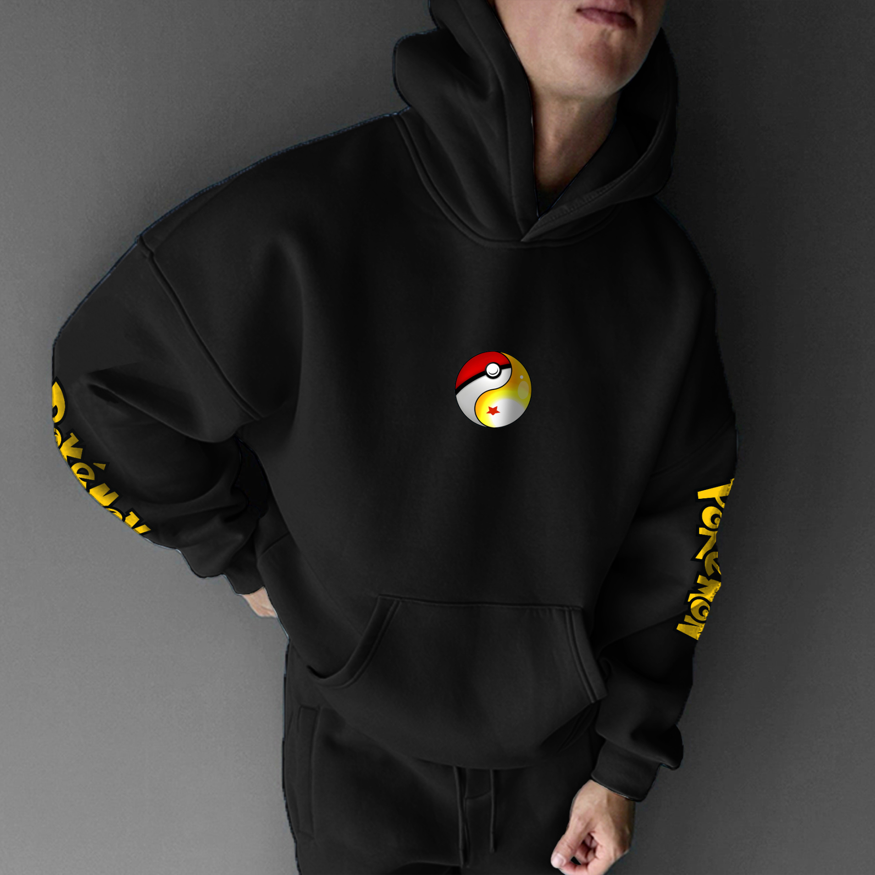 Unisex Vintage Hoodie丨Pikachu X Dragon Ball