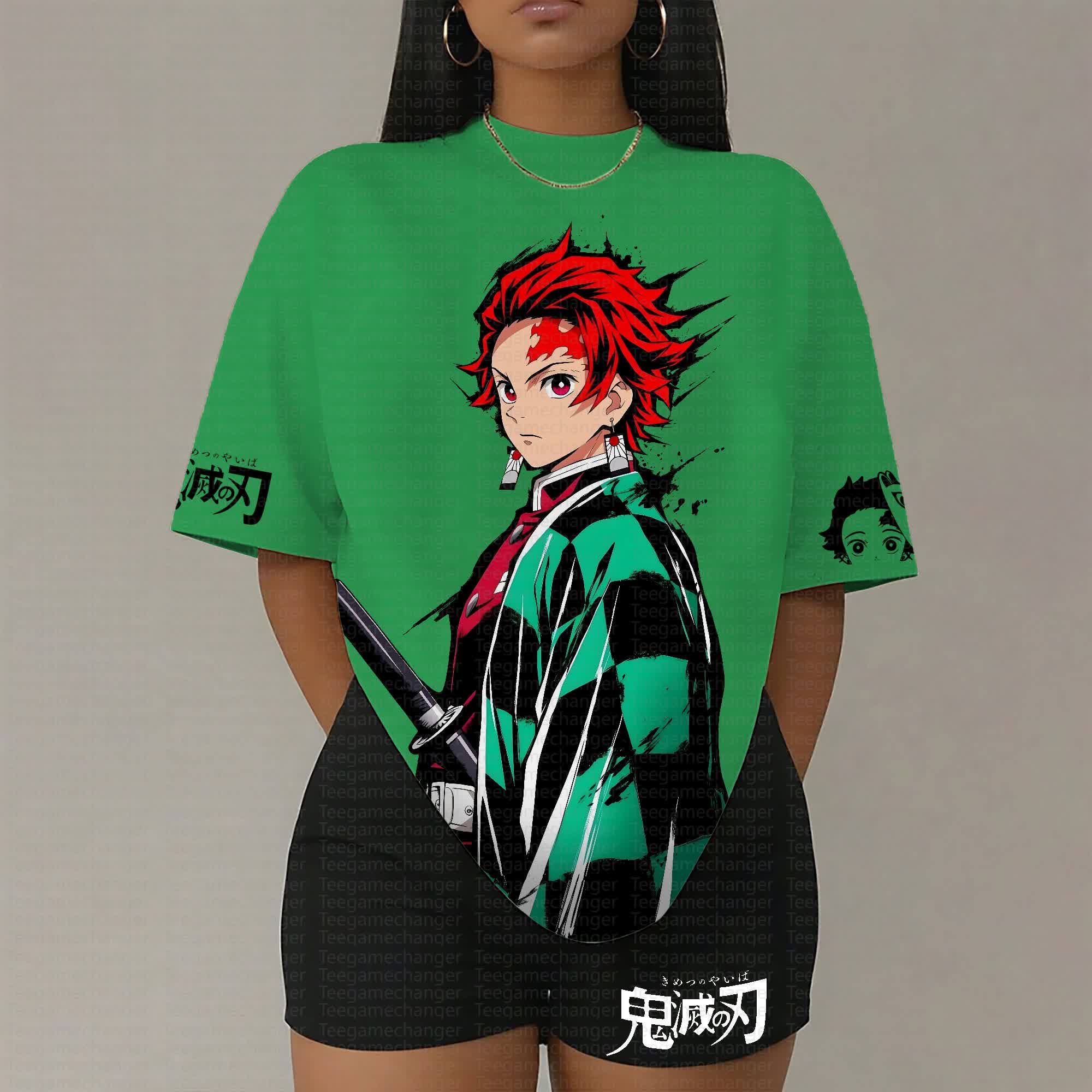 "Demon Slayer" Anime Inspired Vintage T-Shirt
