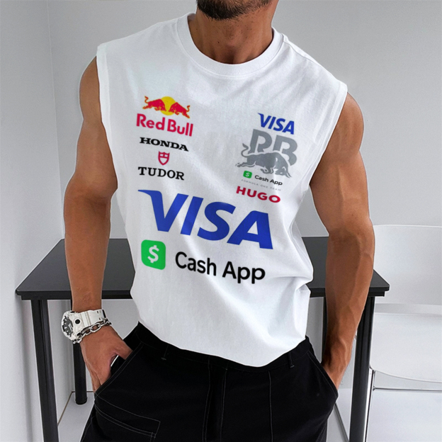 Men's Racing Club Fitness Casual Sleeveless Tank