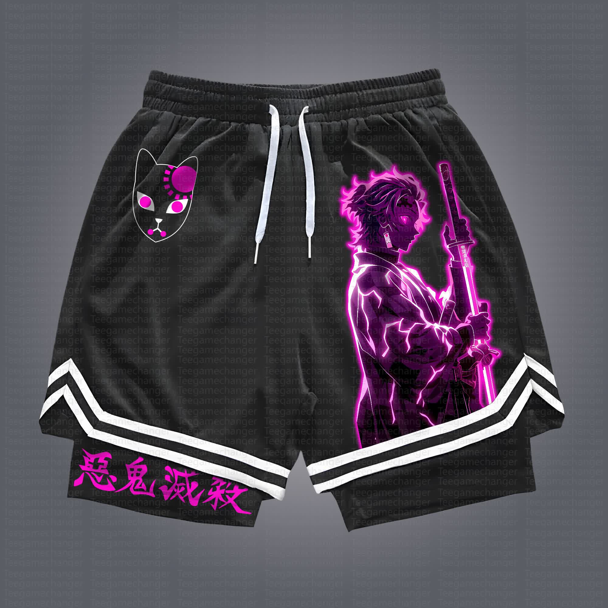 Unisex Casual Anime Streetwear Shorts 丨Demon Slayer