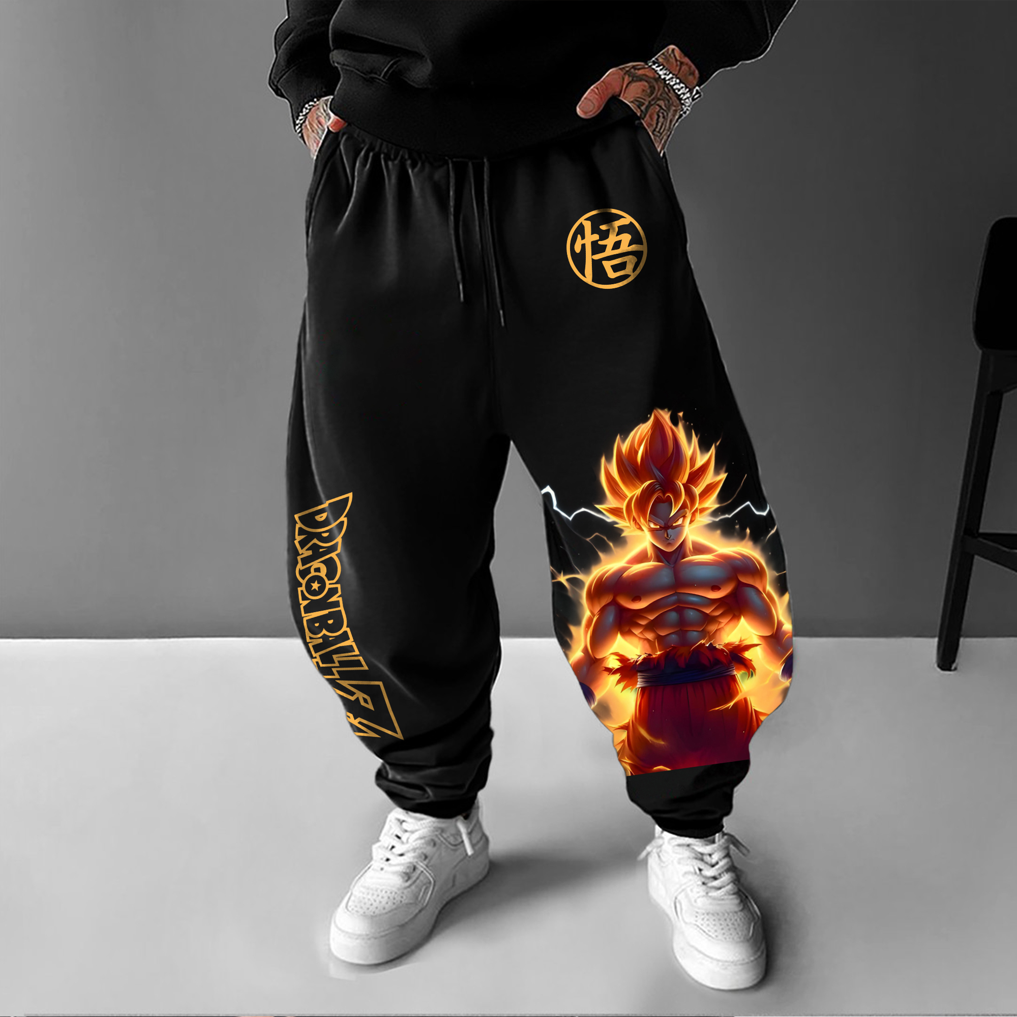 Unisex Casual Anime Streetwear Pants