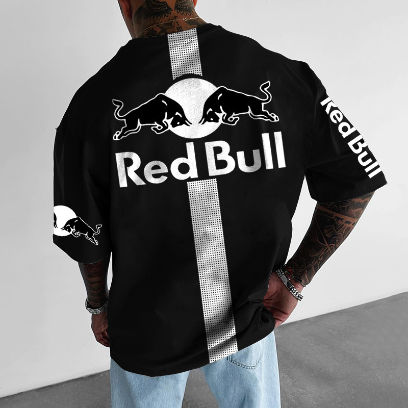 Cattle Design Letter Printed T-shirt
