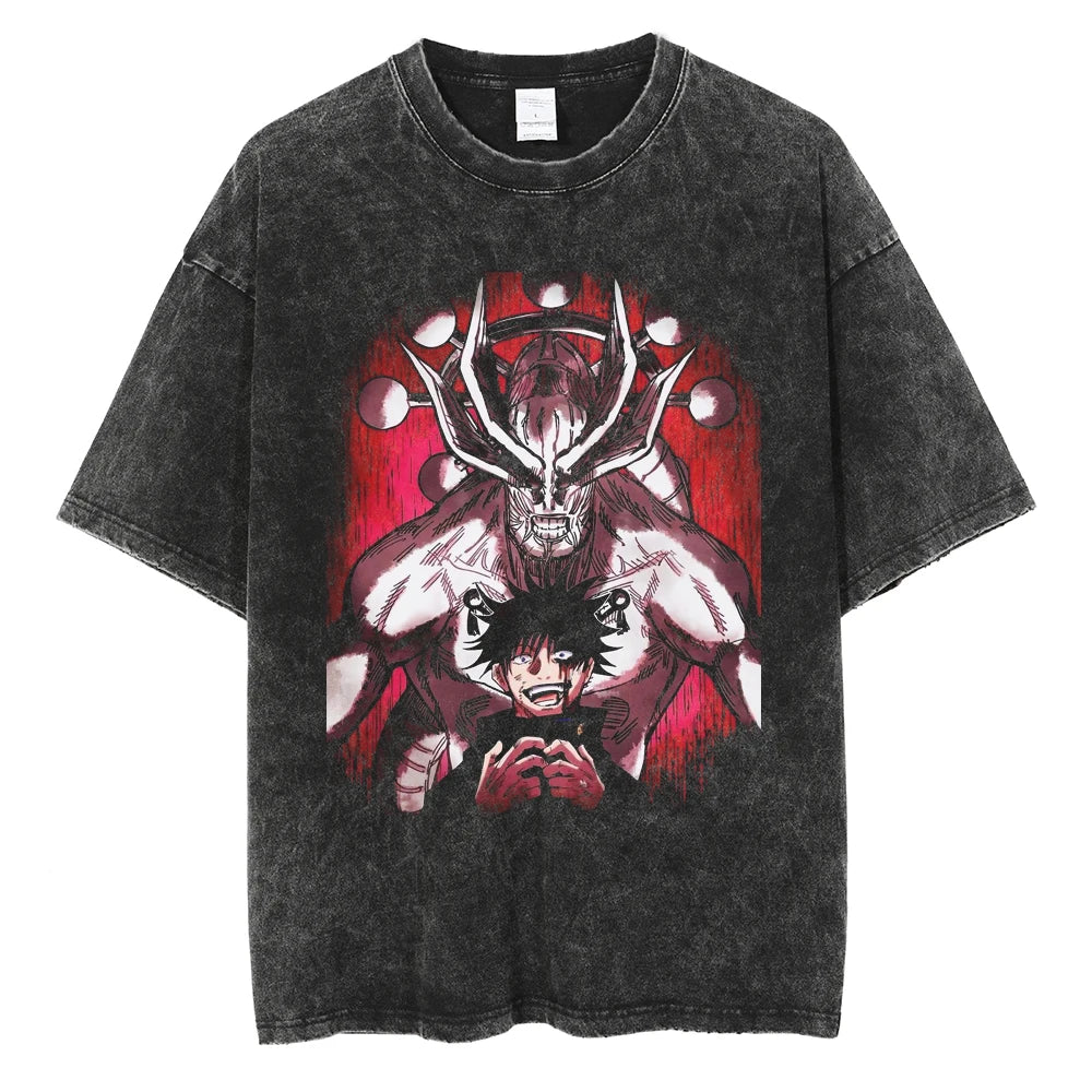 Vintage Washed Tee丨Jujutsu Kaisen