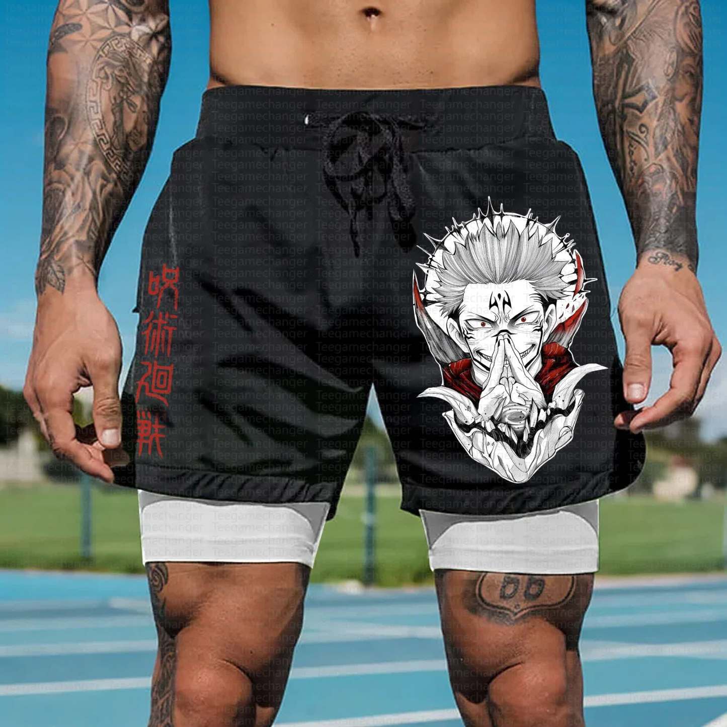 Unisex Casual Anime Streetwear Shorts 丨Demon Slayer X Pokémon