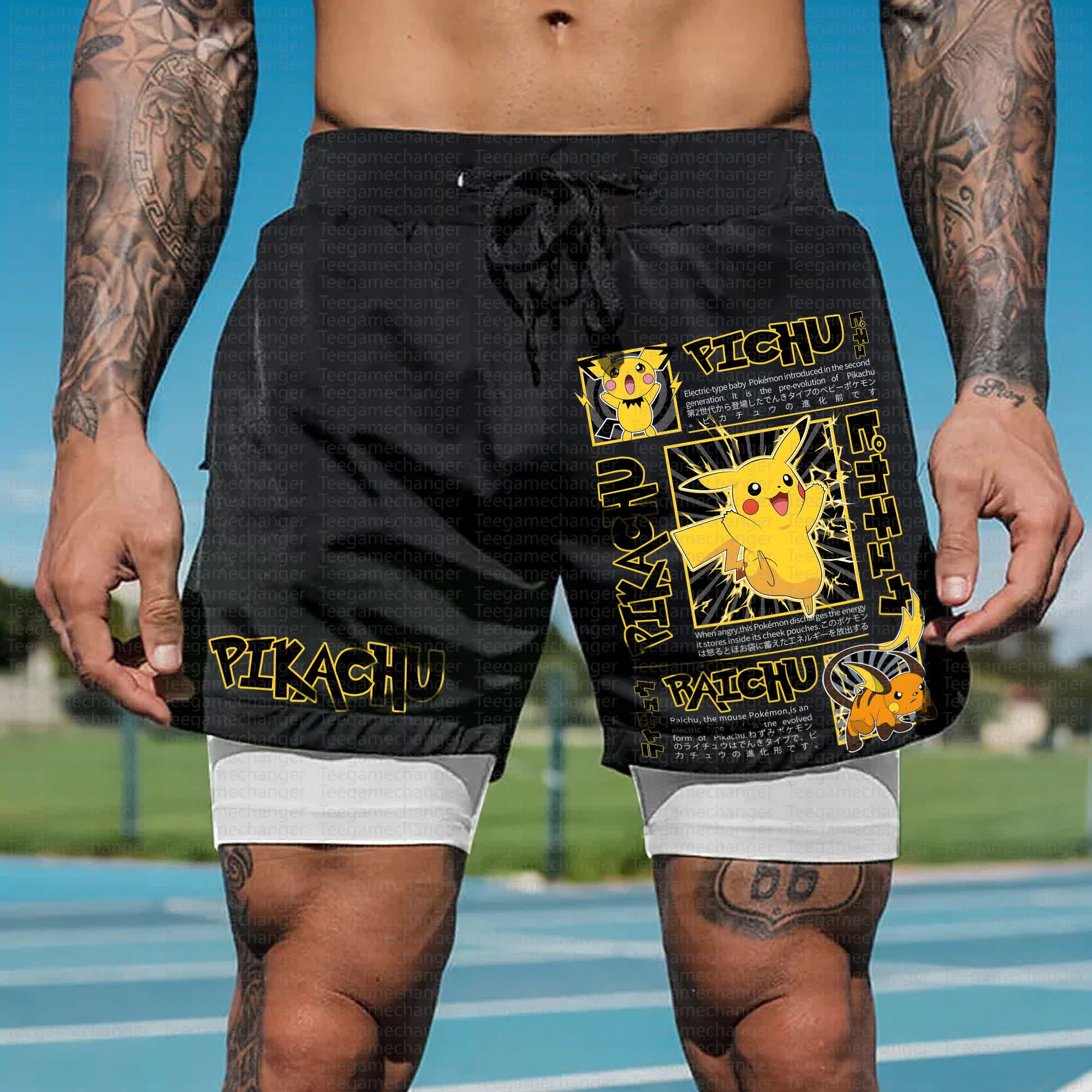 Unisex  “Pokémon” Casual Anime Streetwear Shorts