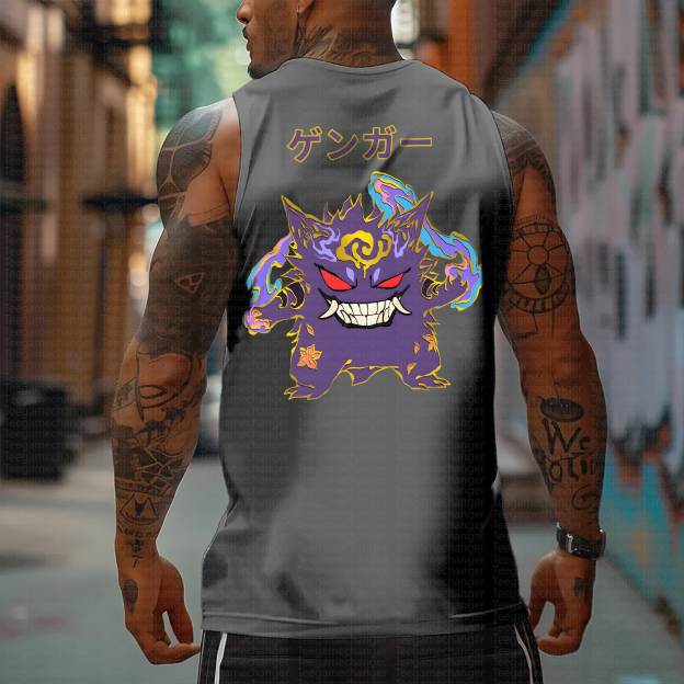 Unisex “Pokémon” Casual Anime  Tank Top