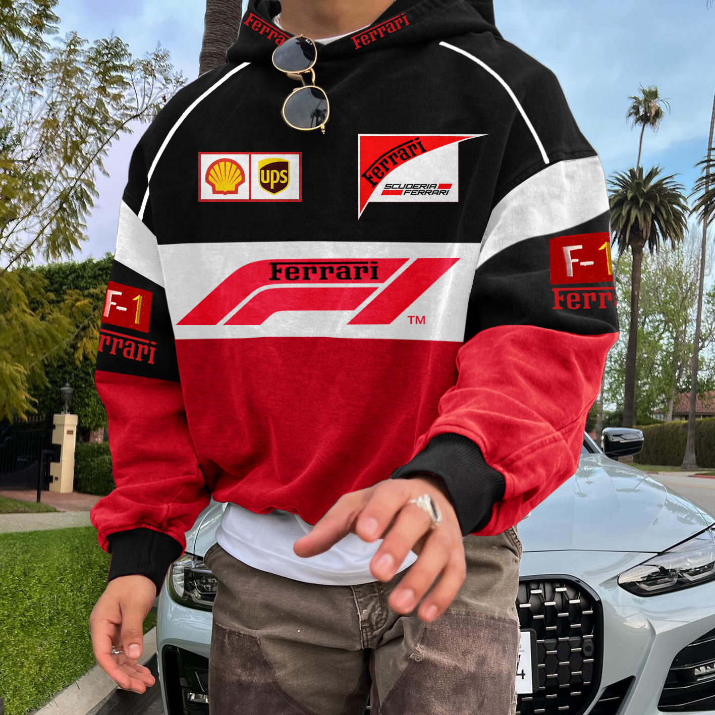 Men's Scuderia Ferrari Formula 1 Hoodie Sweatshirt