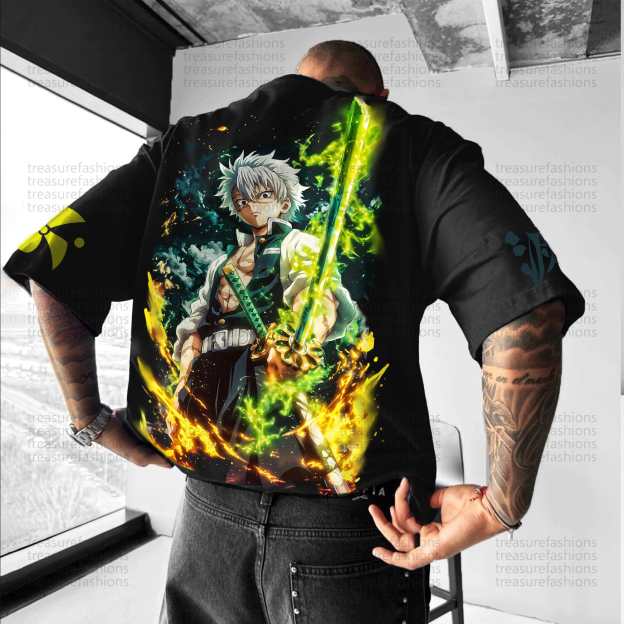 Unisex  " Demon slayer " Anime Inspired Vintage T-Shirt