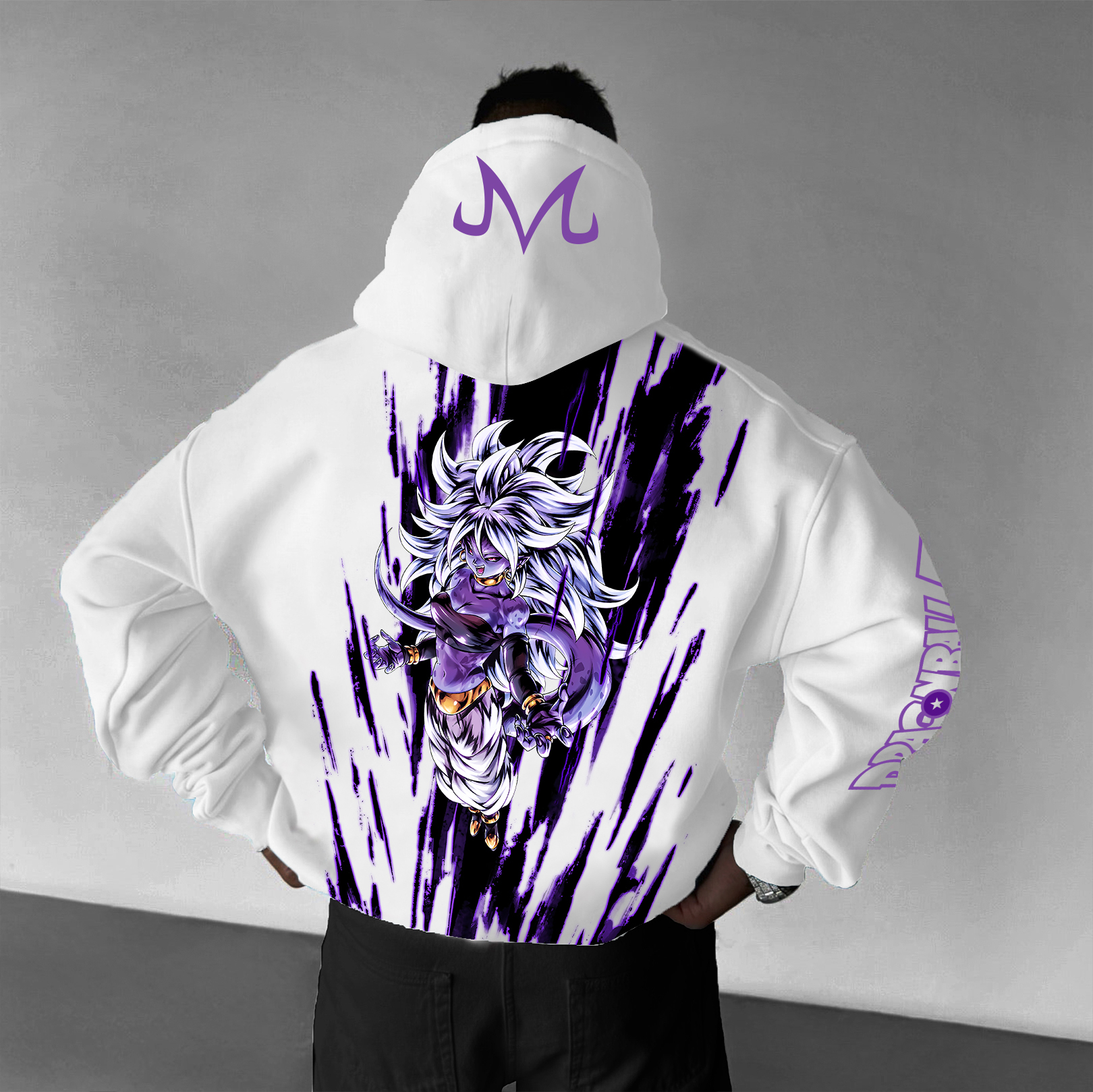 [Copy]Anime "Dragon Ball" Character "Super Saiyan" Pattern Print Hoodie