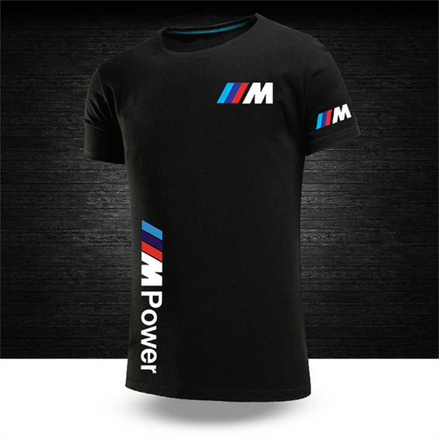 Men's Racing Letter Printed Simple T-shirt