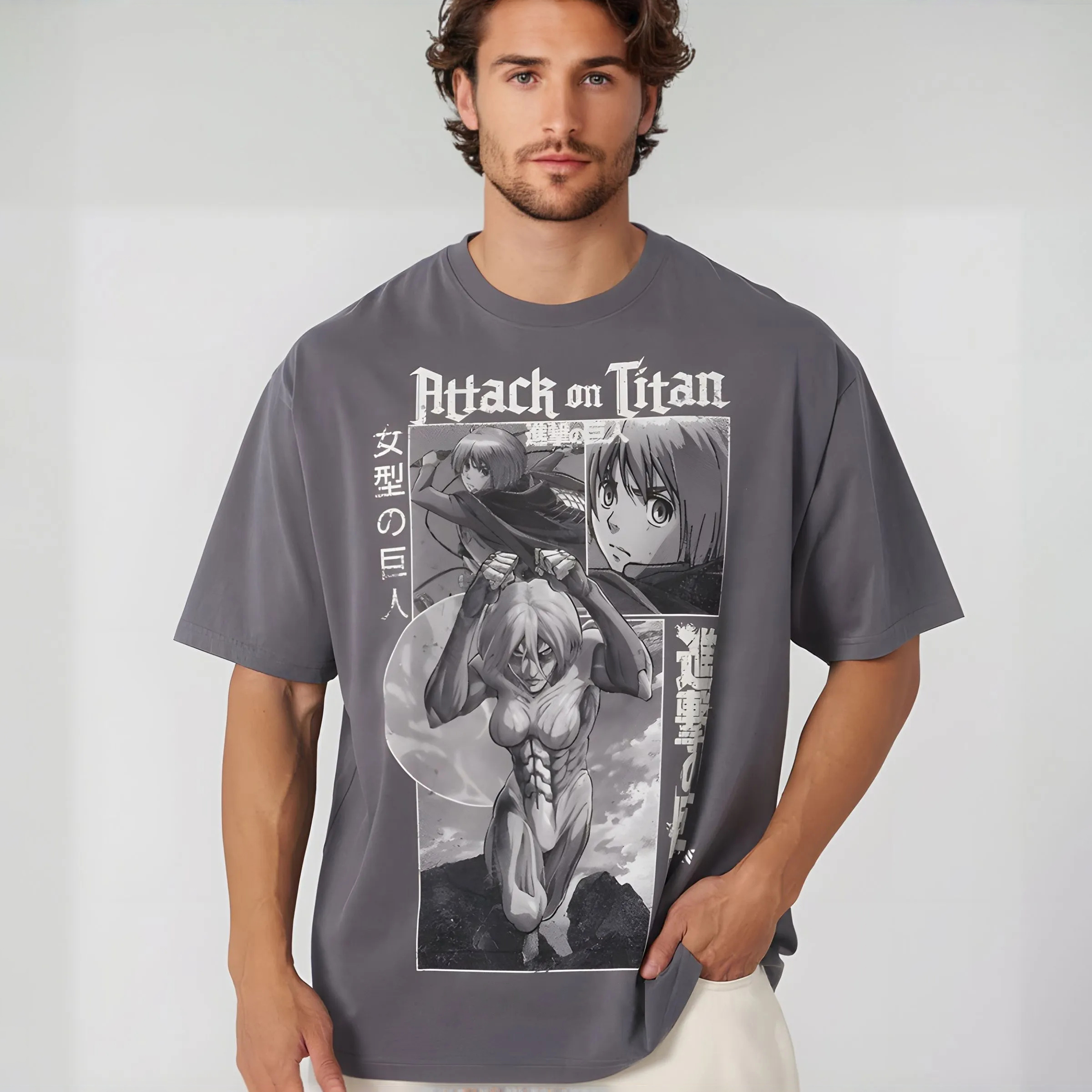 Unisex  “ATTACK ON TITAN” Casual Anime Streetwear Shorts