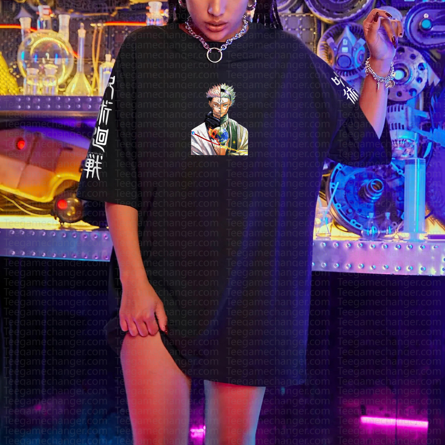 "Jujutsu Kaisen" Unisex Anime Inspired Vintage T-Shirt