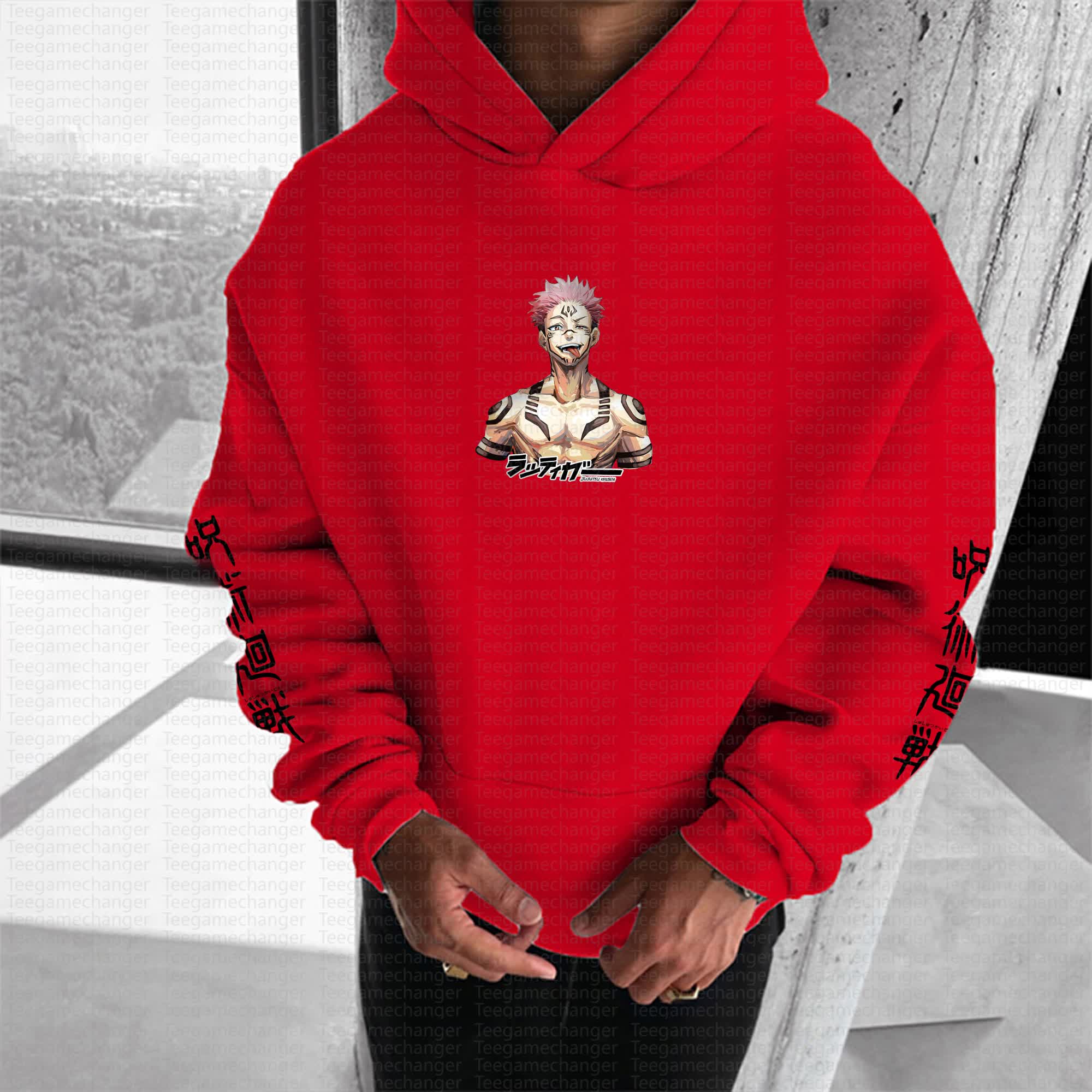 Unisex Anime Graphic Streetwear Vintage Hoodie丨Jujutsu Kaisen