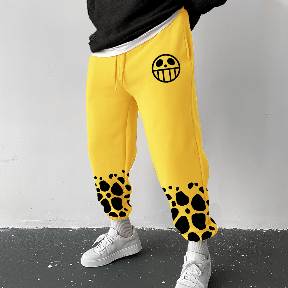 Anime Print Casual Sports Pants-Teegamechanger