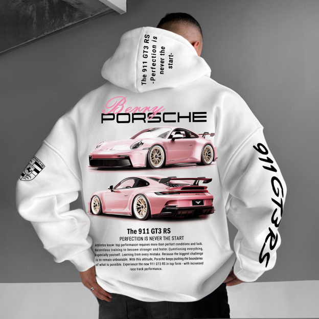 Oversize Sports Car 911 GT3RS Hoodie