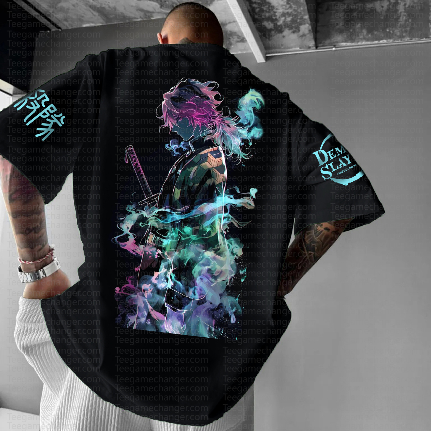 Unisex "Demon slayer" Anime Inspired Vintage T-Shirt